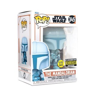 Foto 1 | Foto 1 | Figura Mando Holograma Glow Exclusivo Ee Funko Pop The Mandalorian