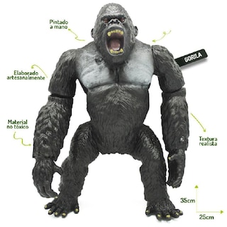 Foto 2 | Foto 2 | Gorila de Juguete Dinomanía Realista Figura Gigante de Acción Coleccionable