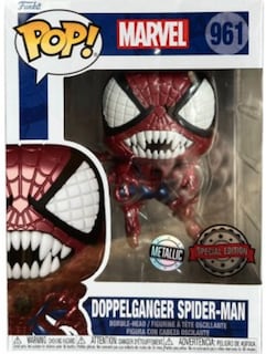 Foto 1 | Foto 1 | Funko Pop Marvel - Doppelganger Spider-man (metallic) #961