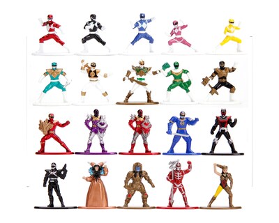 Foto 2 | Foto 2 | Figuras Nano Power Rangers Jada 30771j Multicolor 20 Piezas de Metal de 1.65 Pulgadas