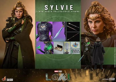 Foto 8 | Foto 8 | Figura Hot Toys 1:6 De Escala Marvel Loki: Sylvie