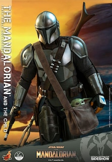 Foto 2 | Foto 2 | Figura Hot Toys 1:4 De Escala Star Wars The Mandalorian: Mandalorian And The Child