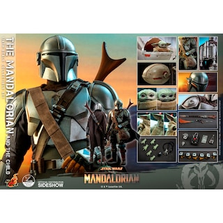 Foto 8 | Foto 8 | Figura Hot Toys 1:4 De Escala Star Wars The Mandalorian: Mandalorian And The Child