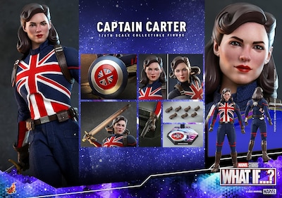 Foto 7 | Foto 7 | Figura Capitana Carter Marvel What If...? Hot Toys 1:6 de Escala