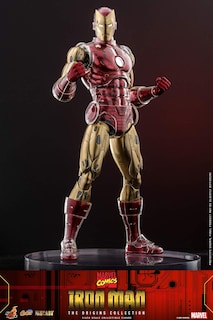Foto 2 | Foto 2 | Figura Iron Man Marvel Comics The Origins Collection Hot Toys 1:6 de Escala