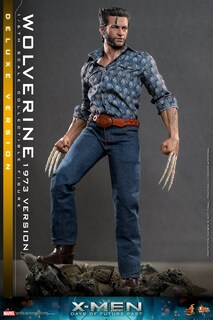 Foto 3 | Foto 3 | Figura Hot Toys 1:6 de Escala Xmen Days Of Future Past: Wolverine (1973) Deluxe Edition