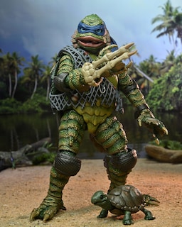 Foto 5 | Foto 5 | Figura Neca Tortuga Ninja Mutante X Universal Monsters: Leonardo Hot Toys