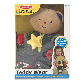 Foto 1 | Foto 1 | Juguete de desarrollo temprano Viste A Teddy con cierres y piezas removibles