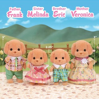 Foto 2 | Foto 2 | Figuras Familia Poodle Calico Critters 4 Figuras - Venta Internacional