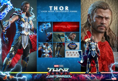 Foto 7 | Foto 7 | Figura Hot Toys Escala 1:6 Thor Love And Thunder Thor