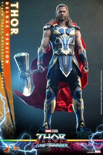 Foto 2 | Foto 2 | Figura Hot Toys 1:6 De Escala Marvel Thor Love And Thunder: Thor (deluxe Edition)