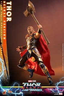 Foto 4 | Foto 4 | Figura Hot Toys 1:6 De Escala Marvel Thor Love And Thunder: Thor (deluxe Edition)