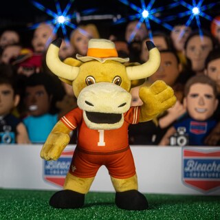 Foto 6 | Foto 6 | Figura De Peluche Bleacher Creatures Texas Longhorns Hook 'em 10 - Venta Internacional.