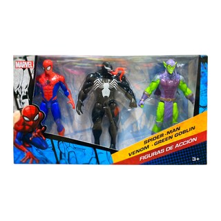 Foto 1 | Foto 1 | Spidermam+ Venom +green Goblin Set 3 Figura Articulada
