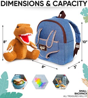 Foto 3 | Foto 3 | Mochila Naturally Kids Con Forma De Dinosaurio Para Niños De 2 A 5 Años - Venta Internacional.