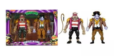 Foto 1 | Foto 1 | Neca Figura De Accion: Tmnt Tortugas Ninja En El Tiempo - Bebop Y Rocksteady Piratas 2 Pack 7 Pulgadas