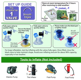 Foto 3 | Foto 3 | Juguete Inflable Dinosaurio Triceratops Jet Creations 43 Cm - Venta Internacional