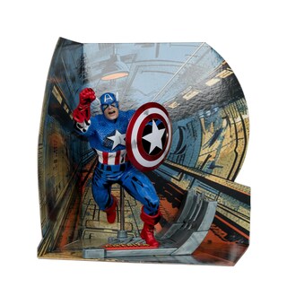 Foto 1 | Foto 1 | Figura De Colección Mcfarlane Toys Marvel Capitán América 1:10 - Venta Internacional.
