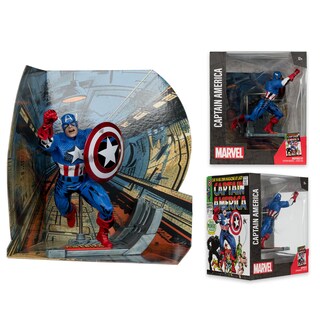 Foto 4 | Foto 4 | Figura De Colección Mcfarlane Toys Marvel Capitán América 1:10 - Venta Internacional.