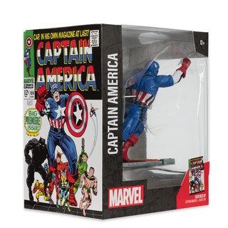 Foto 7 | Foto 7 | Figura De Colección Mcfarlane Toys Marvel Capitán América 1:10 - Venta Internacional.