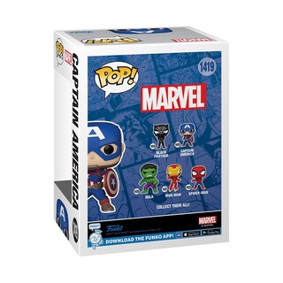 Foto 3 | Foto 3 | Figura De Vinilo Coleccionable Funko Pop Marvel Captain America - Venta Internacional.