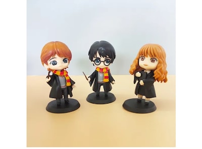 Foto 2 | Foto 2 | 5pzs Xtellar Harry Potter Colección Juguetes Figuras Con Colgante