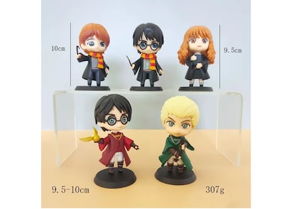 Foto 4 | Foto 4 | 5pzs Xtellar Harry Potter Colección Juguetes Figuras Con Colgante