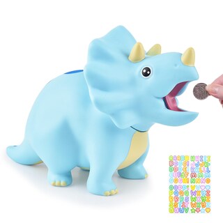 Foto 1 | Foto 1 | Hucha Con Forma De Dinosaurio Pjdrllc De Plástico Irrompible Para Niños - Venta Internacional.