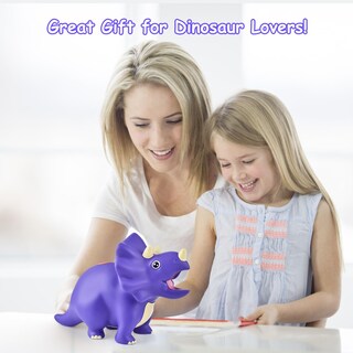 Foto 3 | Foto 3 | Hucha Con Forma De Dinosaurio Pjdrllc De Plástico Irrompible Para Niños - Venta Internacional.