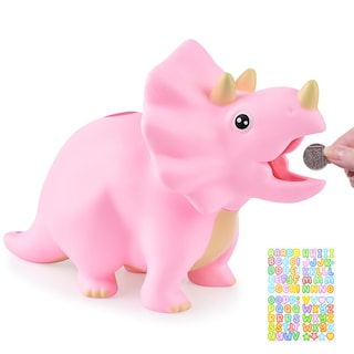 Foto 1 | Foto 1 | Hucha Con Forma De Dinosaurio Pjdrllc De Plástico Irrompible Para Niños - Venta Internacional.