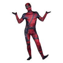 Disfraz Jazwares Deadpool Oficial Deluxe Para Adultos Zentai S - Venta Internacional.