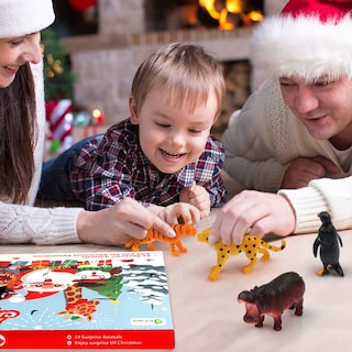 Foto 5 | Foto 5 | Calendario De Adviento D-fantix Kids Animals 2024 Con Juguetes Realistas - Venta Internacional.