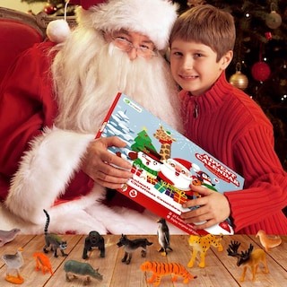 Foto 7 | Foto 7 | Calendario De Adviento D-fantix Kids Animals 2024 Con Juguetes Realistas - Venta Internacional.