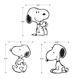 Foto 6 | Foto 6 | Decoración De Aula Eureka Peanuts Snoopy, Papel Recortado - Venta Internacional.