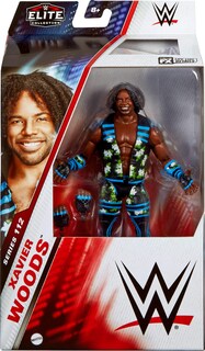 Foto 2 | Foto 2 | Figura De Acción Mattel Wwe Elite Xavier Woods De 6 Pulgadas - Venta Internacional.