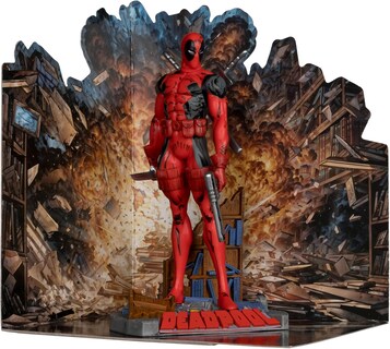Foto 4 | Foto 4 | Figura Coleccionable Deadpool, Mcfarlane Marvel A Escala 1:10 Con Escena