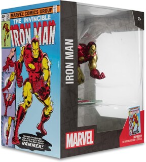 Foto 6 | Foto 6 | Figura Coleccionable Iron Man, Mcfarlane Marvel Figura Posada A Escala 1:10 Con Escena