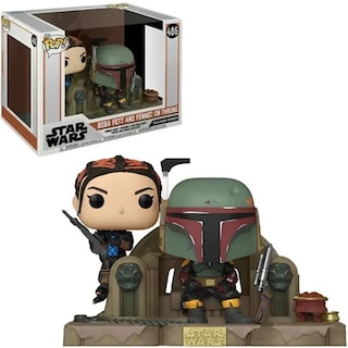 Foto 1 | Foto 1 | Funko Pop Star Wars Boba Fett And Fennec On Throne #486
