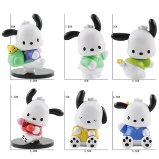 Foto 2 | Foto 2 | Set 6 Figuras Pochacco Sanrio Hello Kitty Coleccionable