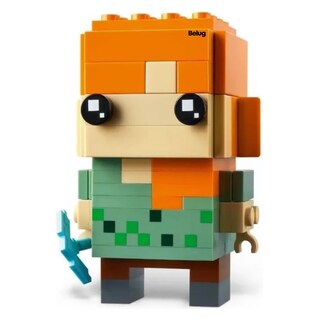 Foto 1 | Foto 1 | Set De Construcción Alex De Minecraft 85pz Belug Naranja Colores