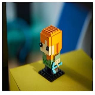 Foto 3 | Foto 3 | Set De Construcción Alex De Minecraft 85pz Belug Naranja Colores