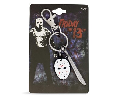 Foto 1 | Foto 1 | Llavero Toynk Friday The 13th Mask & Machete De Metal Plateado - Venta Internacional.