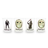 Vasos Pequeños Para Tragos De Whisky Friday The 13th Jason 60 Ml X4 - Venta Internacional.