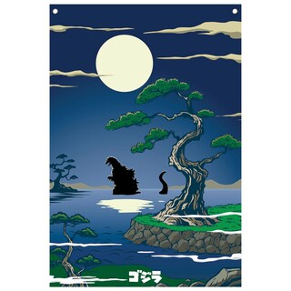 Foto 1 | Foto 1 | Lánica De Pared Fanattik Godzilla Fandom 125 X 85 Cm - Venta Internacional.