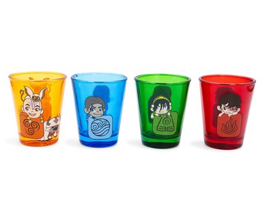 Foto 1 | Foto 1 | Set Shot Glass Avatar Chibi X4 De Surreal Entertainment - Venta Internacional.