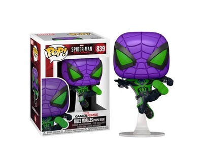 Foto 1 | Foto 1 | Figura de Funko Pop Miles Morales Reinado Púrpura 839 de Spiderman