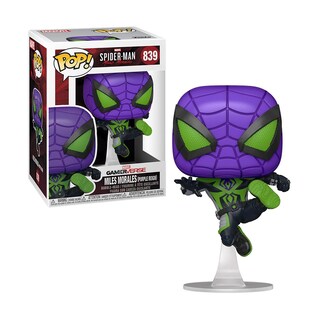 Foto 3 | Foto 3 | Figura de Funko Pop Miles Morales Reinado Púrpura 839 de Spiderman