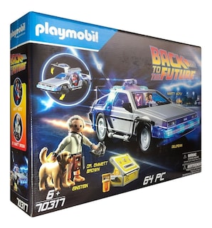 Foto 1 | Foto 1 | Juguete Delorean más Dr Brown and Marty Playmobil 70317 Volver Futuro