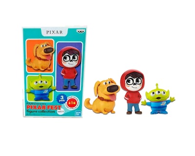 Foto 1 | Foto 1 | Paquete 3 Figuras Banpresto Pixar Fest Dug Miguel Coco y Alien