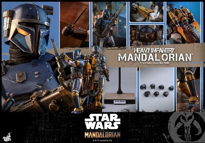 Foto 2 | Foto 2 | Heavy Infantery Mandalorian 1/6 Hot Toys Star Wars The Mandalorian